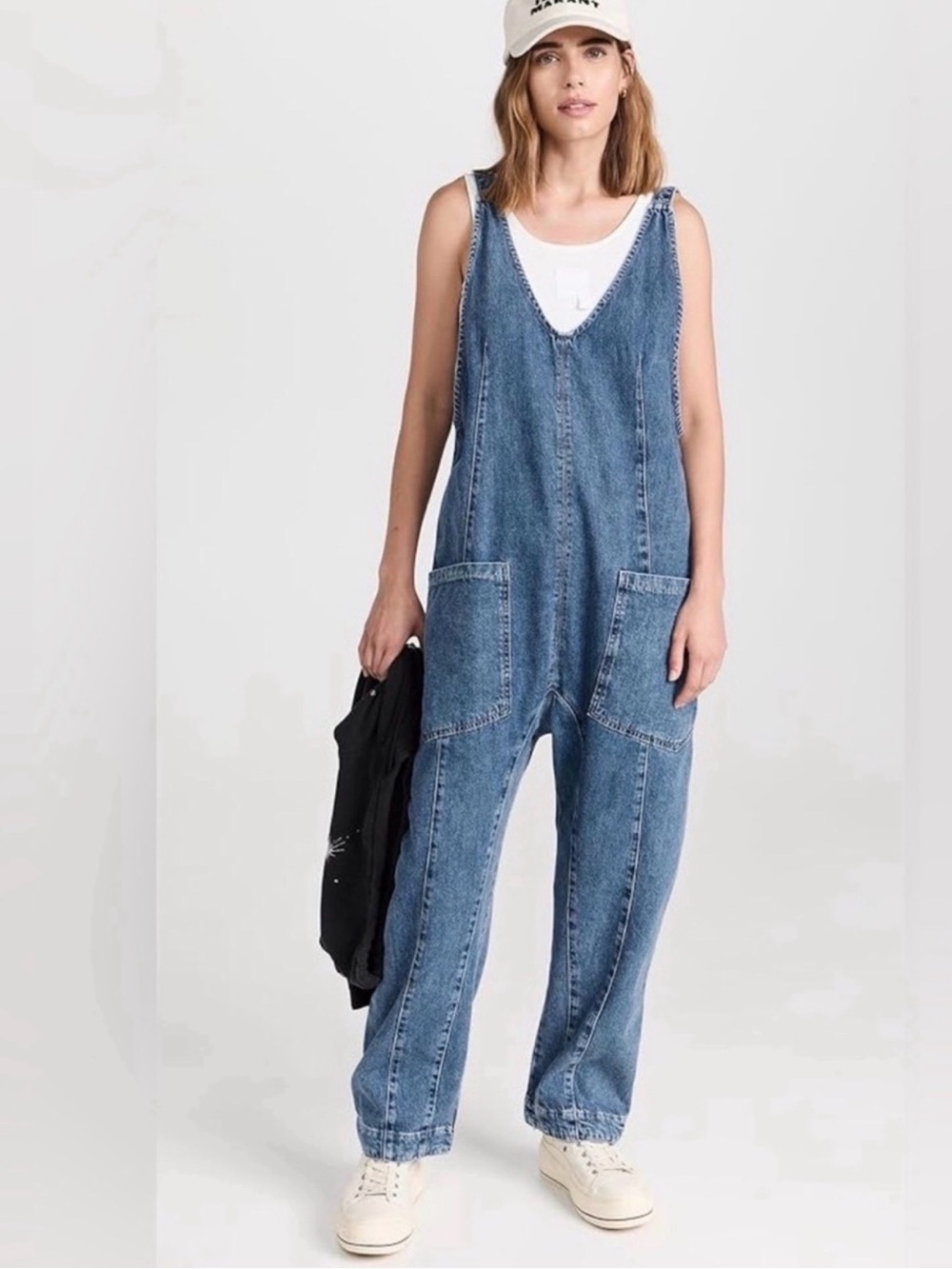 New Free People High Roller Jumpsuit We the Free large - Picture 8 of 12